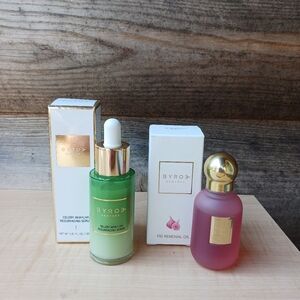BYROE Fig Renewal Oil‎ 30ml & Celery AHA+LHA Resurfacing Serum 30ml, NEW Bundle.